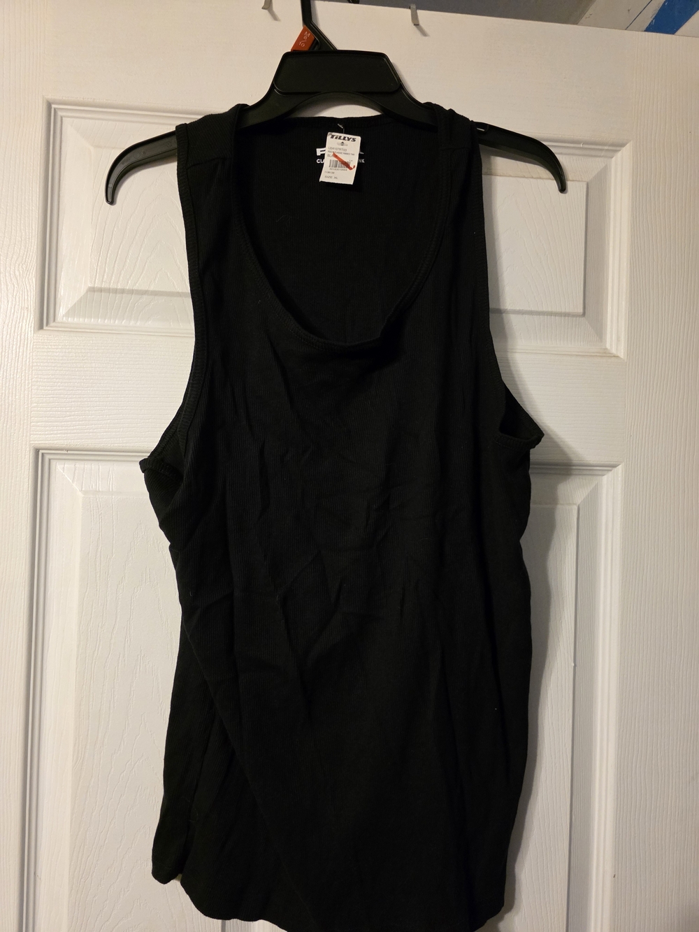 RSQ Black Scoop Neck Tank Top